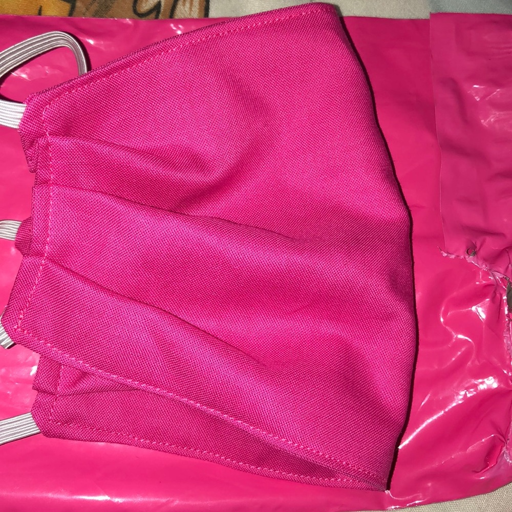 Pink mask from Etsy. Have not worn at all.